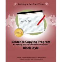 Sentence Copying - RMSE K Block