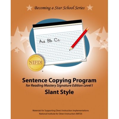 Sentence Copying - RMSE 1 Slant