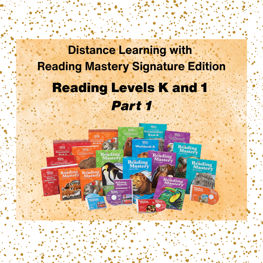 Distance Learning with RMSE Reading K & 1 - Part 1 (Pre-Recorded Webinar)