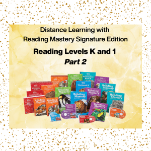 Distance Learning with RMSE Reading K and 1 - Part 2 (Pre-Recorded Webinar)