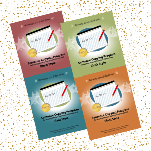 Sentence Copying Program: 4-Book Set